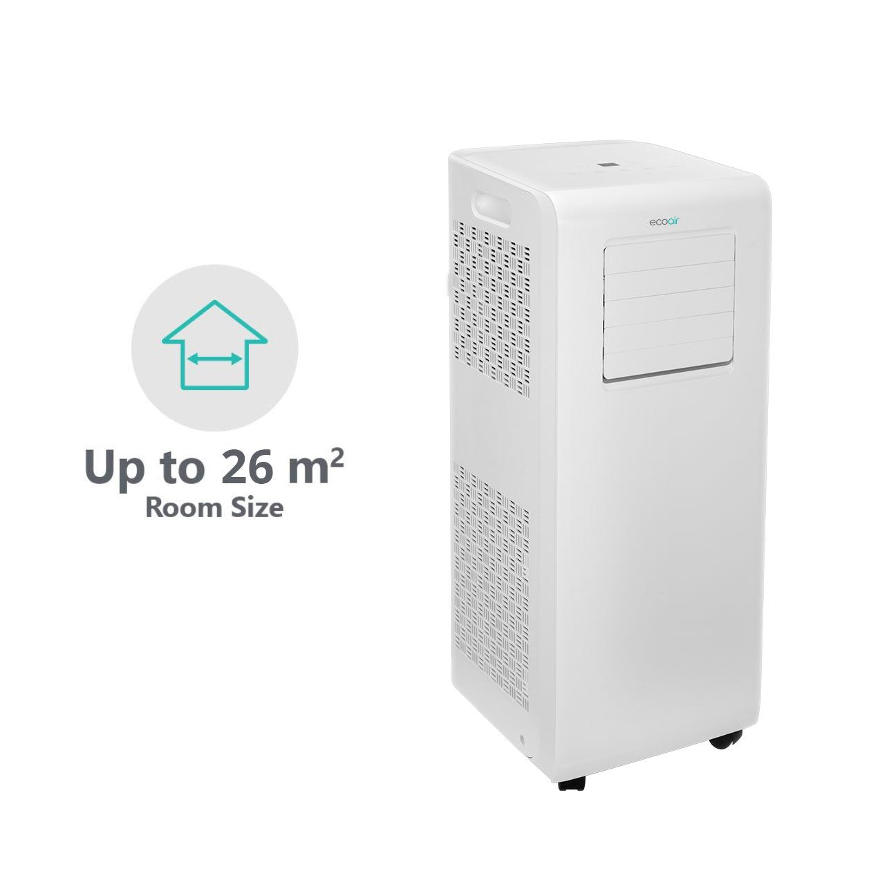 Portable Air Conditioning Class A Energy | 5-in1 Air Conditioning, Dehumidifier, Fan, Sleep Mode & WIFI | FREE Window Seal Kit | 9000 BTU Crystal MK2 - Good