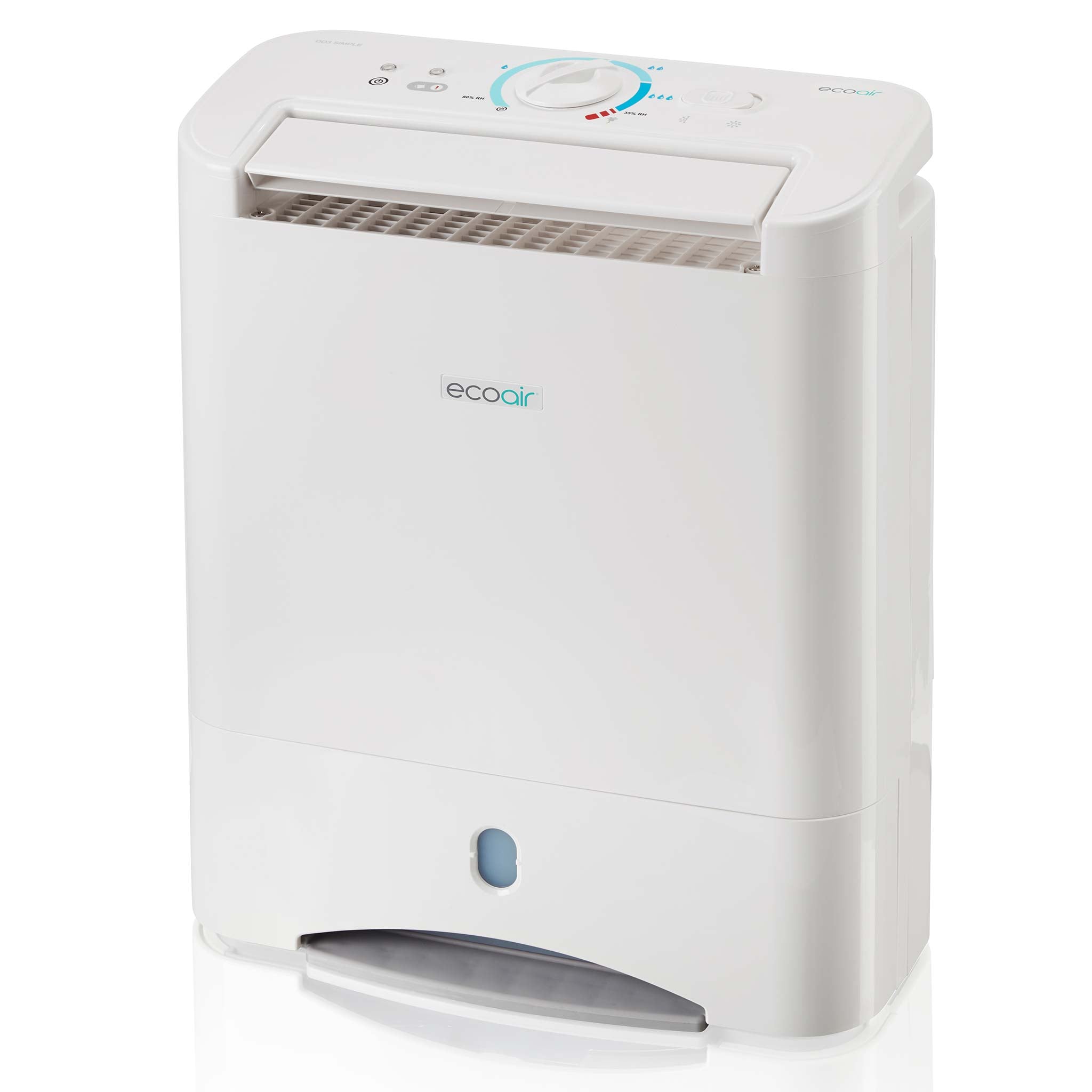 EcoAir DD3 Simple Desiccant Dehumidifier 10L per day with Silver Ion Filter - Certified Refurbished - Good