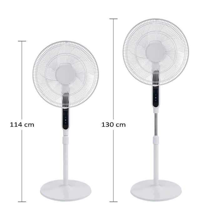 EcoAir Equinox - 16" DC Fan Low Power Consumption 3.5 Watts / Hour - 85° Oscillation (With Remote Control)