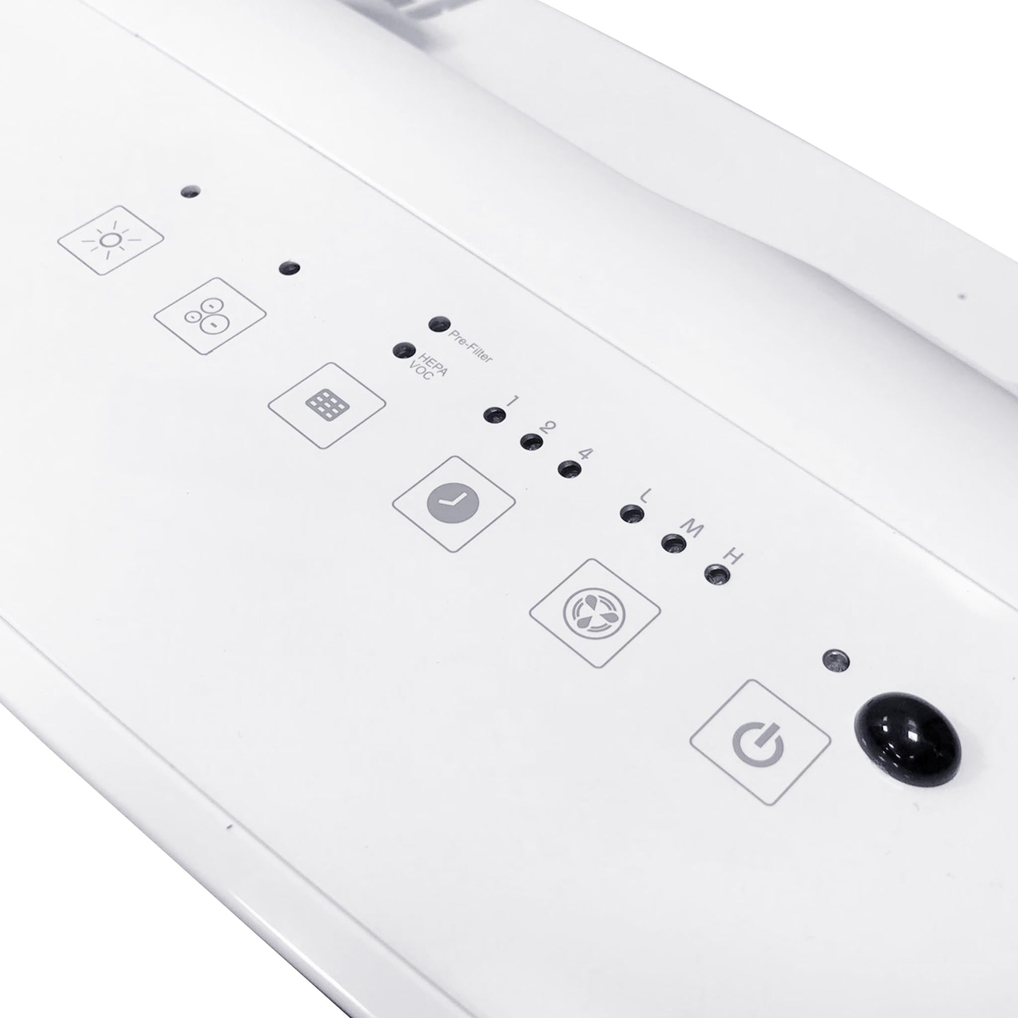 EcoAir Air Purifier PURE155 - 6 Stage Filtration | Carbon Filter | Hepa Filter | VOC Filter | TiO2 Filter with UV Light & Ioniser - AP-100002