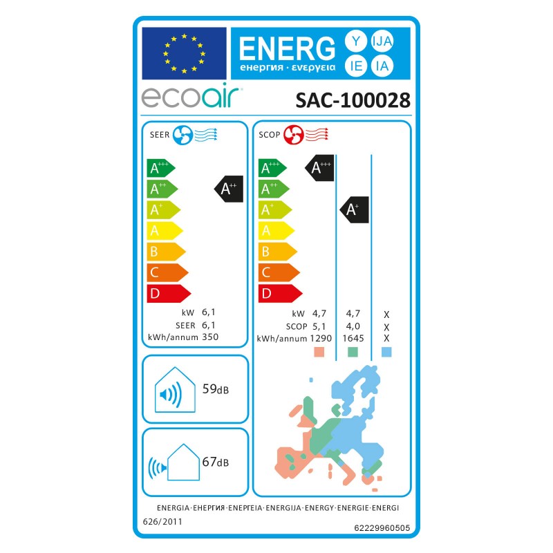 2420SD Inverter Air Conditioning 24000BTU WiFi X Series