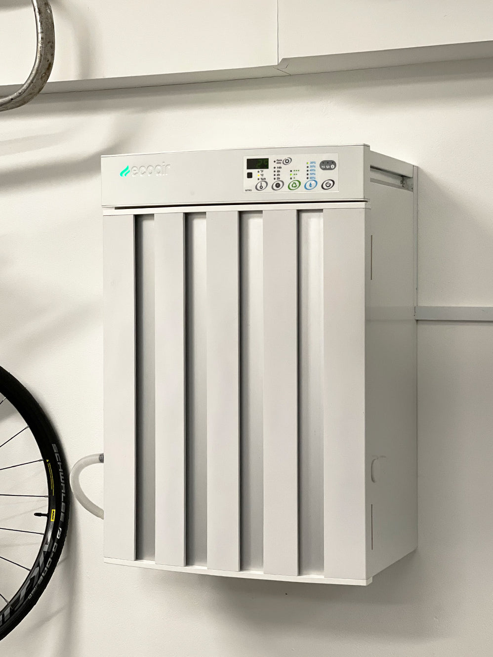 EcoAir Droid Desiccant Dehumidifier with Dual Tank, Active Carbon Filt