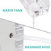 EcoAir DD1 Simple MK3 Lightweight 7.5L Rotary Dial Antibacterial Filter Pink Desiccant Dehumidifier Drainage Hose