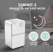 Summit S Low Energy Digital Hygrometer Display Compact Quiet 12L Compressor Dehumidifier Sleep Mode