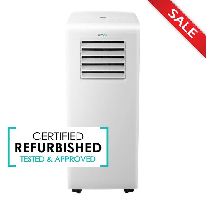 Portable Air Conditioning Class A Energy | 5-in1 Air Conditioning, Dehumidifier, Fan, Sleep Mode & WIFI | FREE Window Seal Kit | 9000 BTU Crystal MK2 - Like New