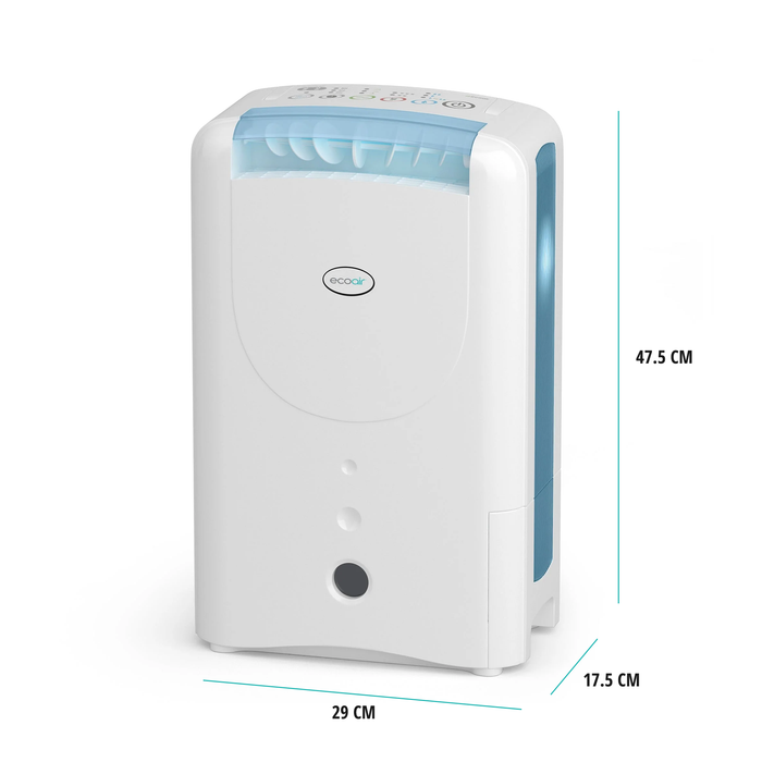 DD1 CLASSIC MK6 Desiccant Dehumidifier 7.5L/day Blue - Ioniser & Nano Silver Filter - Certified Refurbished - Like New