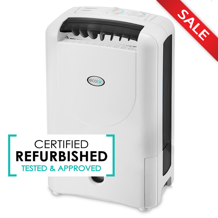 DD1 SIMPLE Desiccant Dehumidifier with nano silver filter 7.5L per day - Black - Certified Refurbished - Like New