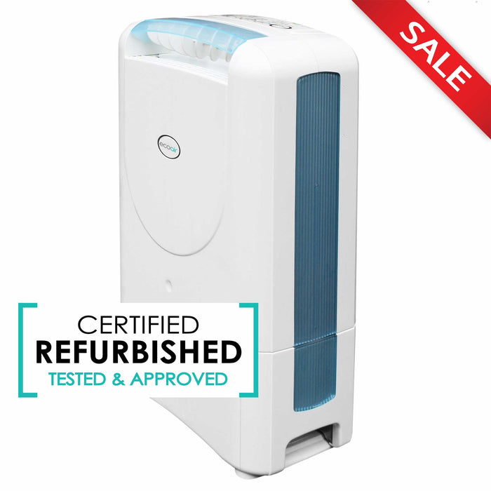 DD1 CLASSIC MK6 Desiccant Dehumidifier 7.5L/day Blue - Ioniser & Nano Silver Filter - Certified Refurbished - Like New