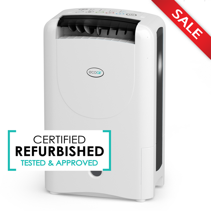DD1 CLASSIC MK6 Desiccant Dehumidifier with Ioniser and Nano Silver Filter 7.5L per day - Black - Certified Refurbished - Like New