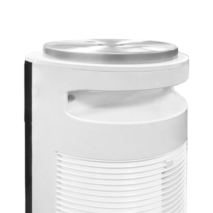 EcoAir Halo Tower Fan - Low Energy 2.8 Watt per hour, 12 Speed Settings, 4 Operating Mode, Timer & Quiet (With Remote Control)